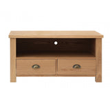 Westbury Media Unit, Oak Veneer, Natural