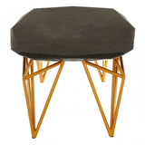Artefacto Black Marble Coffee Table, Black