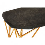 Artefacto Black Marble Coffee Table, Black