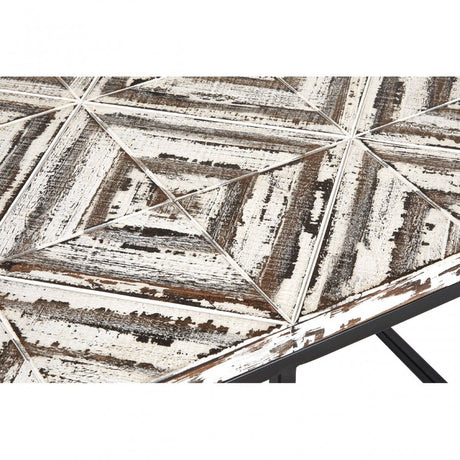 Lombok Coffee Table, Fir Wood, White
