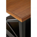 Virginia Coffee Table, Fir Wood Veneer, Paulownia Wood, Black