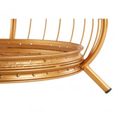 Oscar Gold Finish Coffee Table, Glass, Iron, Gold