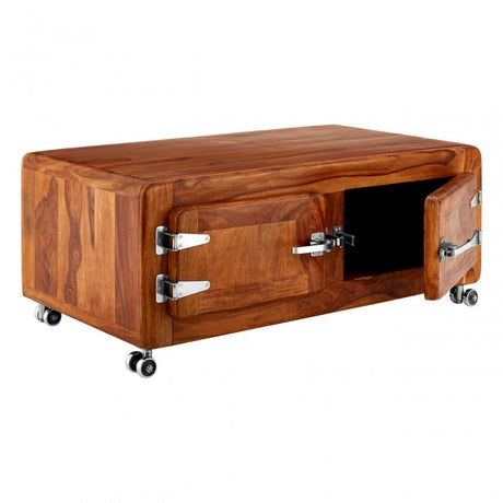 Marwar Coffee Table, Sheesham Wood, Brown
