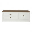 Hardwick Low Coffee Table, Fir Wood Veneer, White
