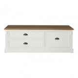 Hardwick Low Coffee Table, Fir Wood Veneer, White