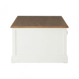 Hardwick Low Coffee Table, Fir Wood Veneer, White