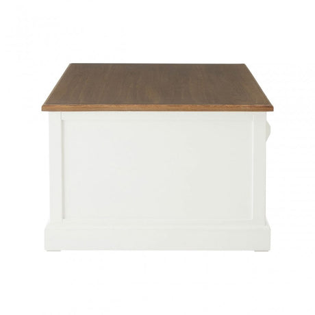 Hardwick Low Coffee Table, Fir Wood Veneer, White