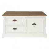 Hardwick Coffee Table, Fir Wood Veneer, White