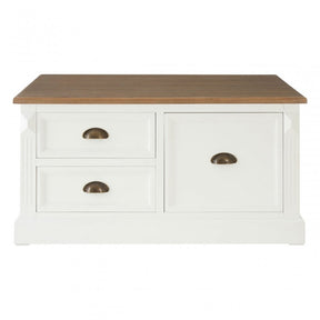 Hardwick Coffee Table, Fir Wood Veneer, White