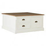 Hardwick Coffee Table, Fir Wood Veneer, White