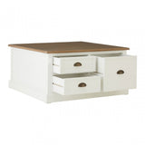 Hardwick Coffee Table, Fir Wood Veneer, White