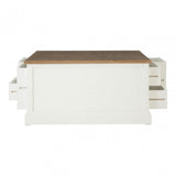 Hardwick Coffee Table, Fir Wood Veneer, White