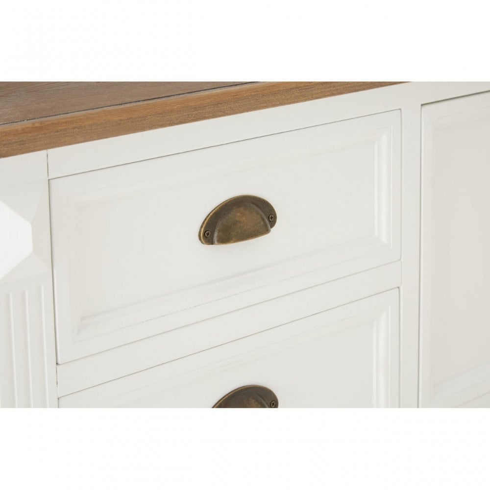 Hardwick Coffee Table, Fir Wood Veneer, White