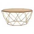 Enrich Coffee Table, Tempered Glass, Bronze