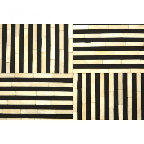 Wulah Coffee Table, Buffalo Bone, Black