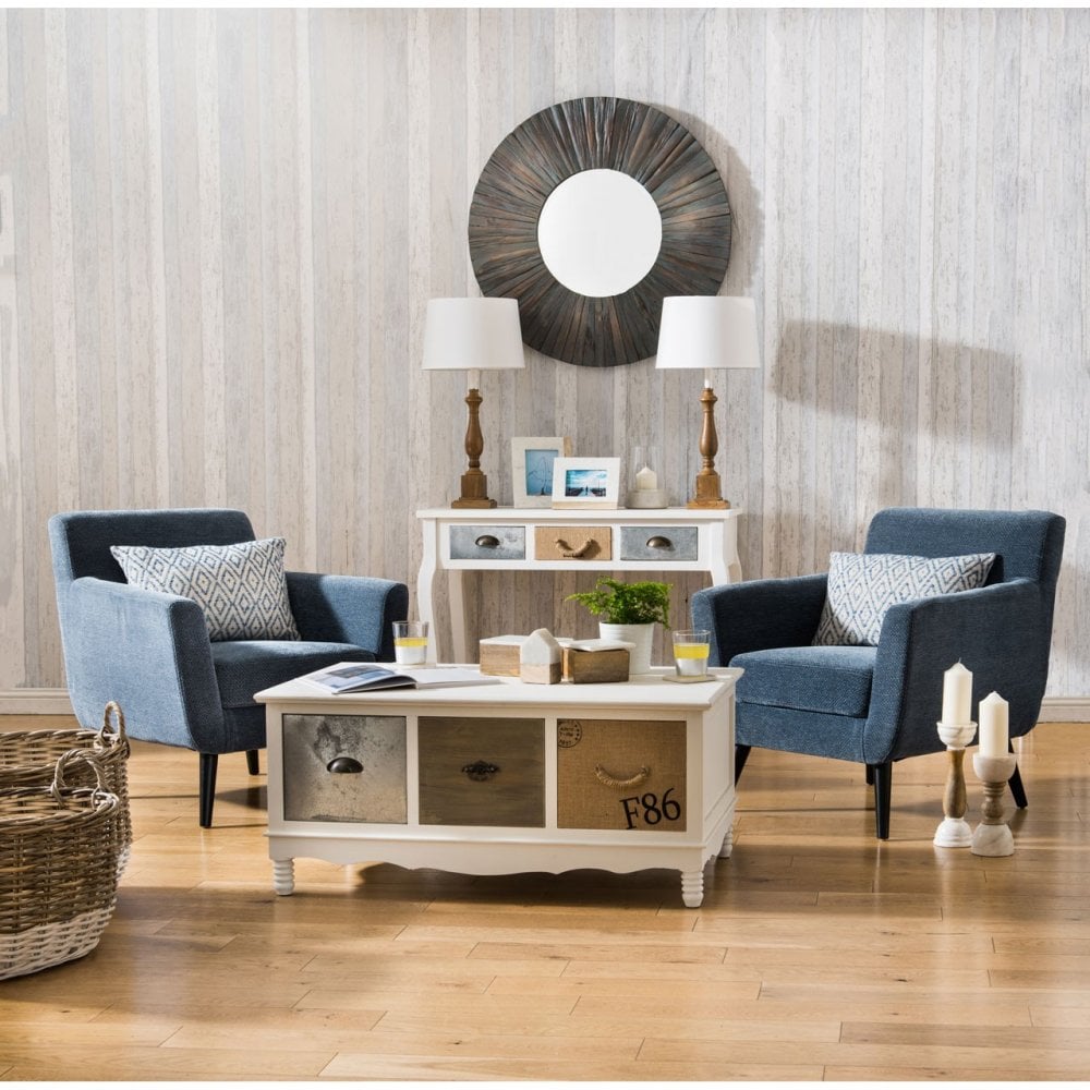 Weymouth Coffee Table, Hemp Rope