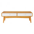 Malmo Coffee Table, Wood, Oak Veneer, Oak Wood, White