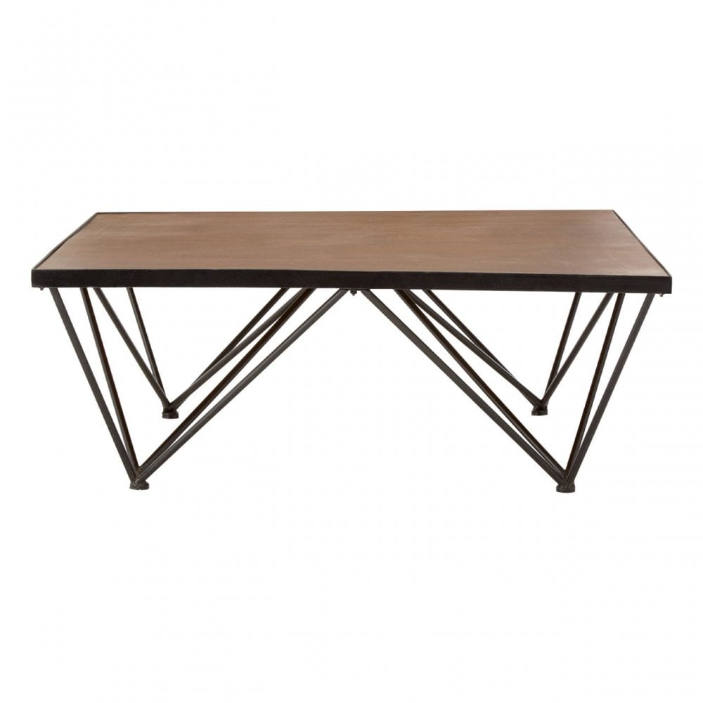 Ranch Foundry Style Coffee Table, Fir Wood