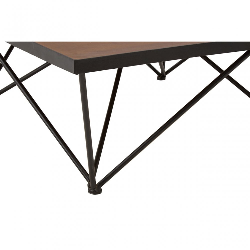 Ranch Foundry Style Coffee Table, Fir Wood