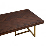 Brando Coffee Table, Acacia Veneer, Brown