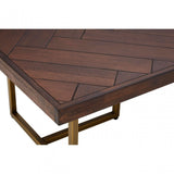 Brando Coffee Table, Acacia Veneer, Brown