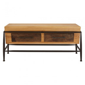Ranch Foundry Style Coffee Table, Ash Wood