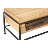 Ranch Foundry Style Coffee Table, Ash Wood