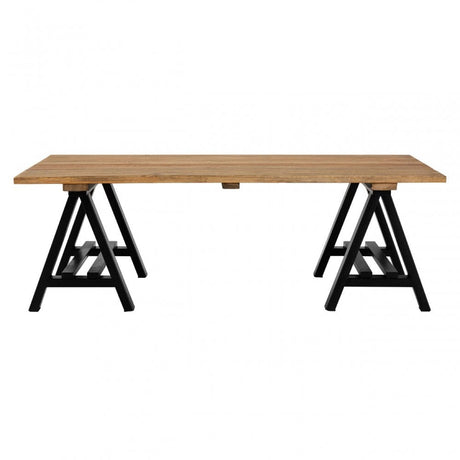 Townhouse Coffee Table, Iron, Pine Wood
