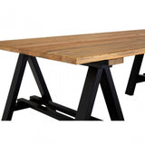 Townhouse Coffee Table, Iron, Pine Wood