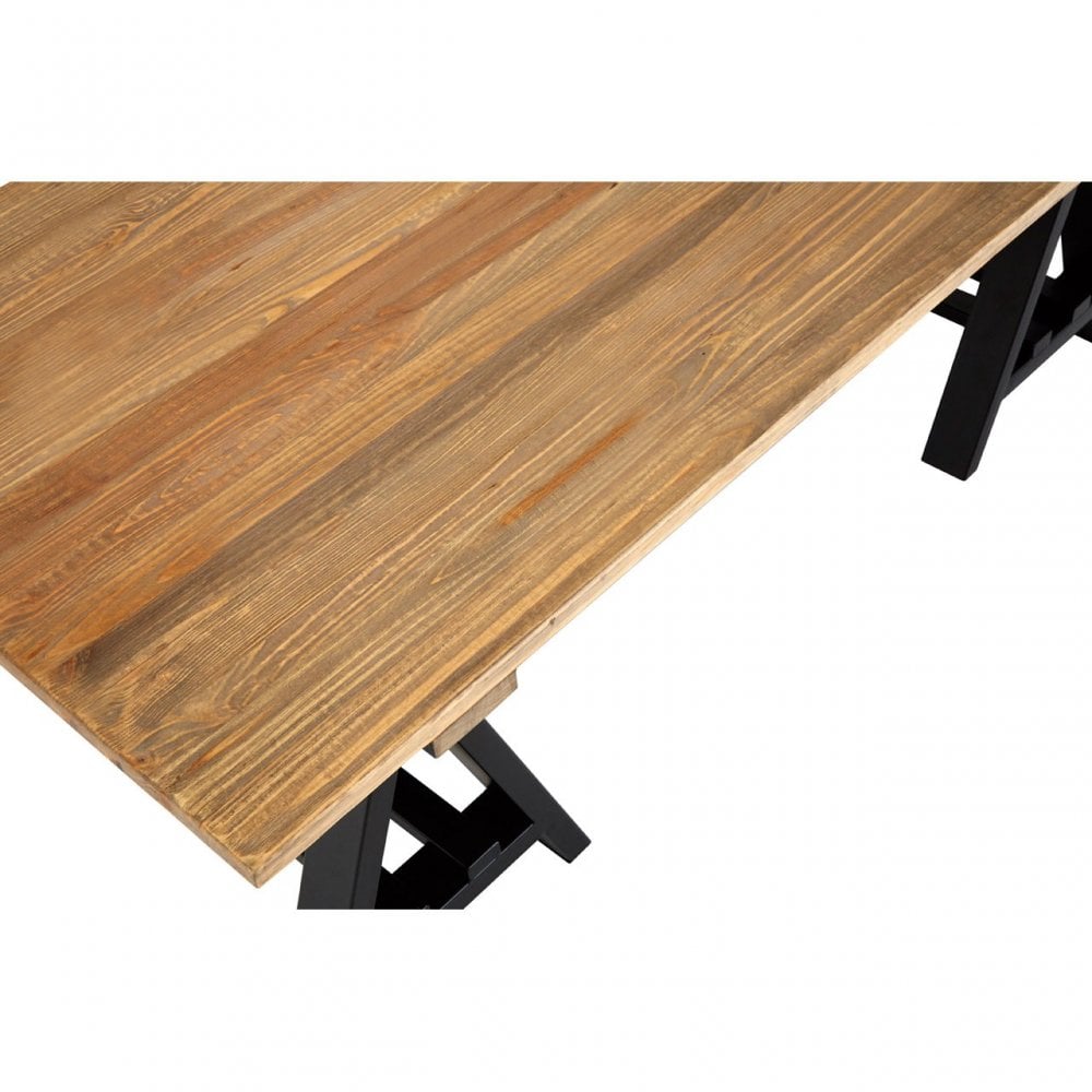 Townhouse Coffee Table, Iron, Pine Wood