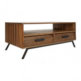Brooklyn Coffee Table, Fir Wood, Iron, Natural
