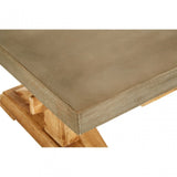 Pompeii Wooden Coffee Table, Fir Wood, Grey