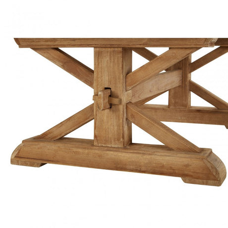 Pompeii Wooden Coffee Table, Fir Wood, Grey