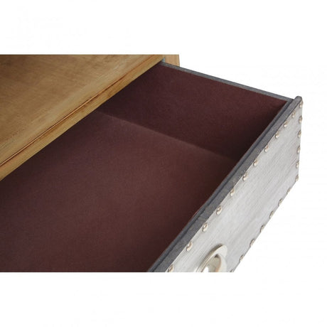 Shoreditch Coffee Table, Aluminium, Fir Wood, Brown