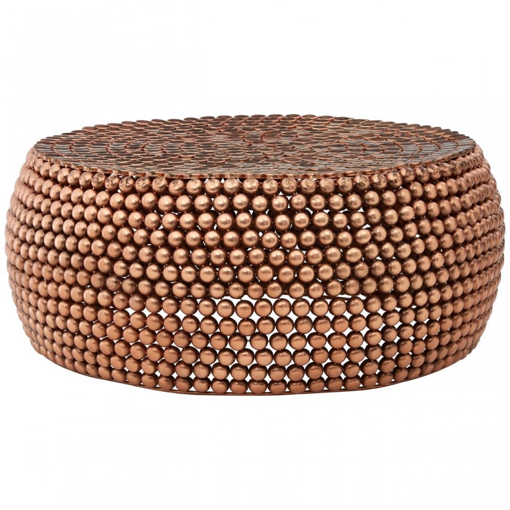 Tempura Coffee Table, Iron, Copper