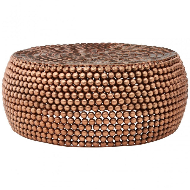 Tempura Coffee Table, Iron, Copper