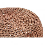 Tempura Coffee Table, Iron, Copper