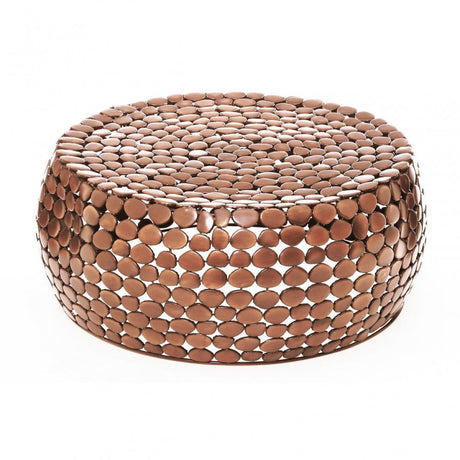 Tempura Coffee Table, Iron, Copper