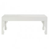 Luis Coffee Table, Wood, White