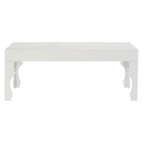 Luis Coffee Table, Wood, White