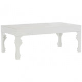 Luis Coffee Table, Wood, White