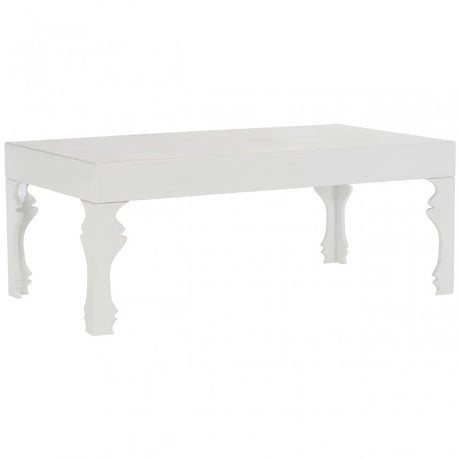 Luis Coffee Table, Wood, White