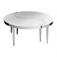 Enrich Coffee Table, Stainless Steel, Silver