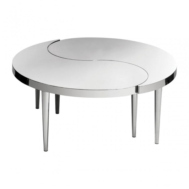 Enrich Coffee Table, Stainless Steel, Silver