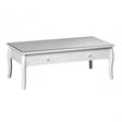 Chamonix Coffee Table, Glass, White
