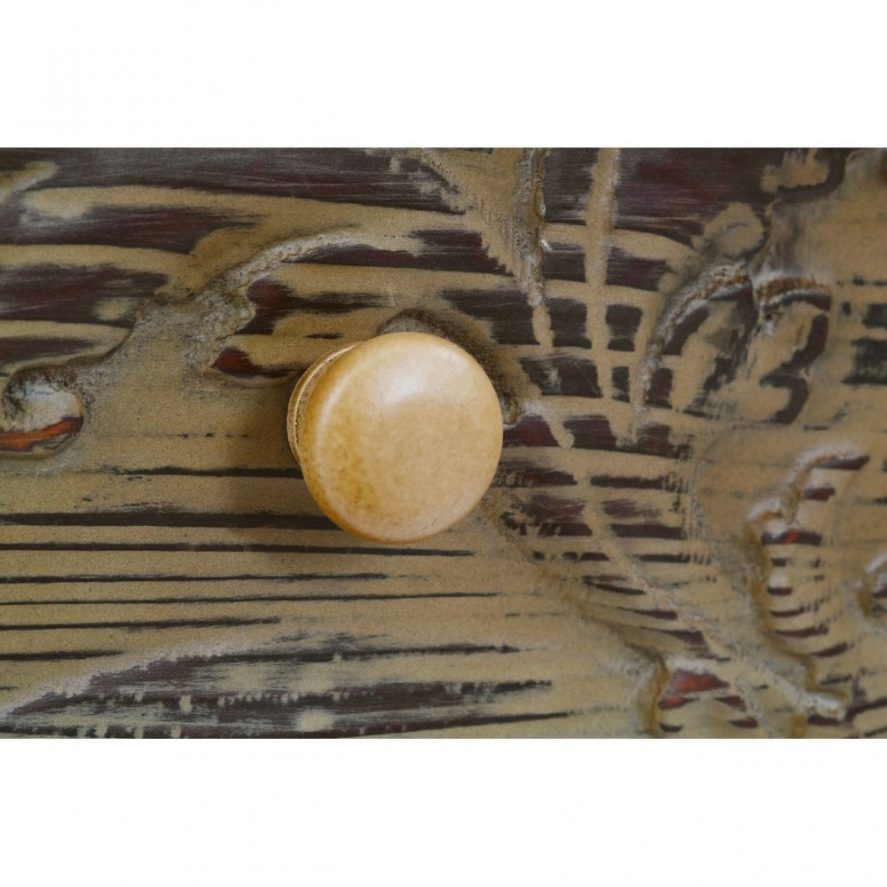 Bali Coffee Table, Fir Wood, White