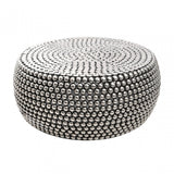 Tempura Coffee Table, Iron, Silver