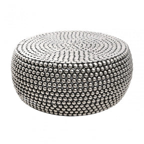 Tempura Coffee Table, Iron, Silver