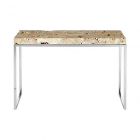 Artefacto Cheese Stone Console Table, Brown