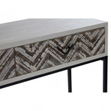 Lombok Console Table, Fir Wood, Grey